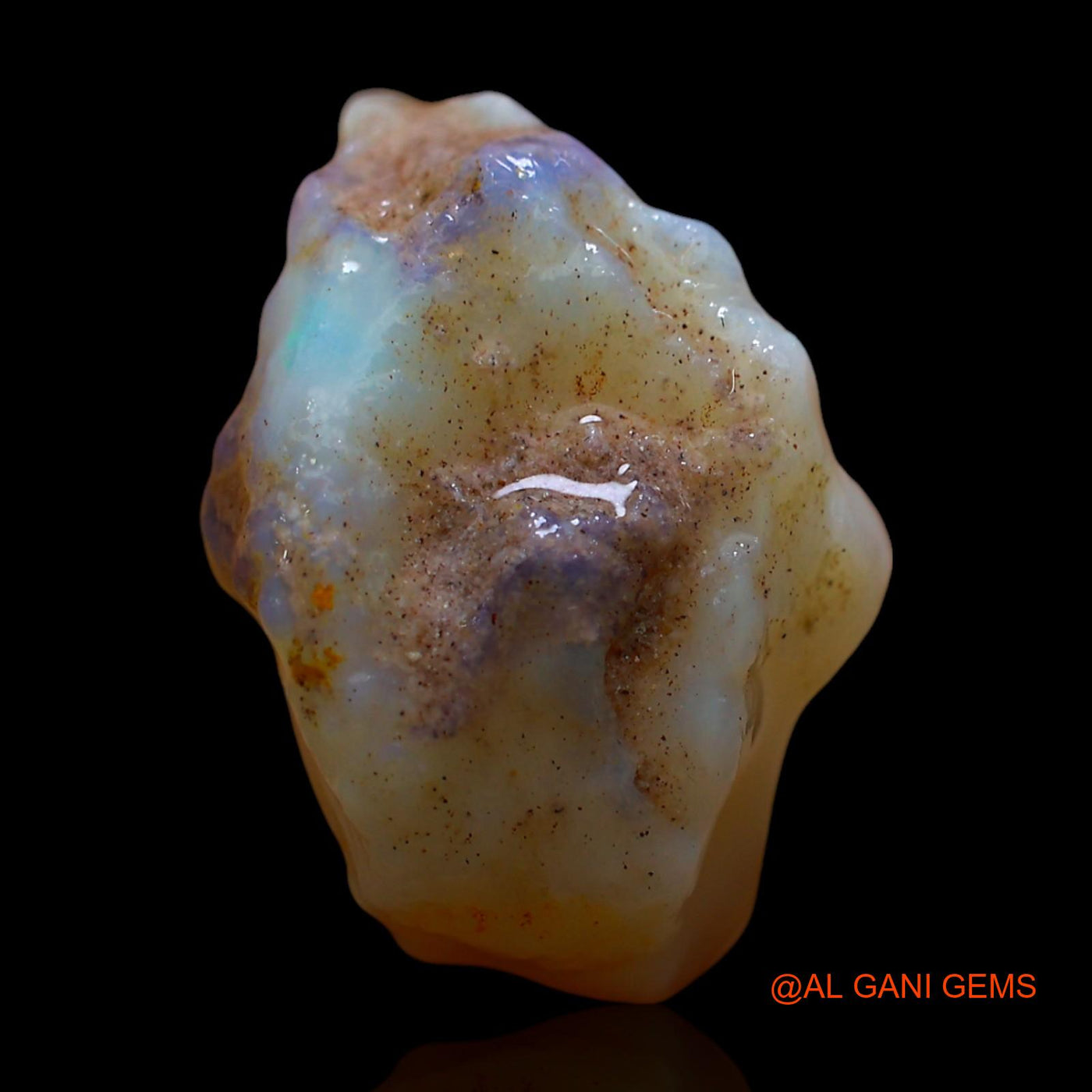 15.00 Cts Natural Australian Fire Opal Loose Gemstone Fancy Rough 20x14x13 mm RD-765
