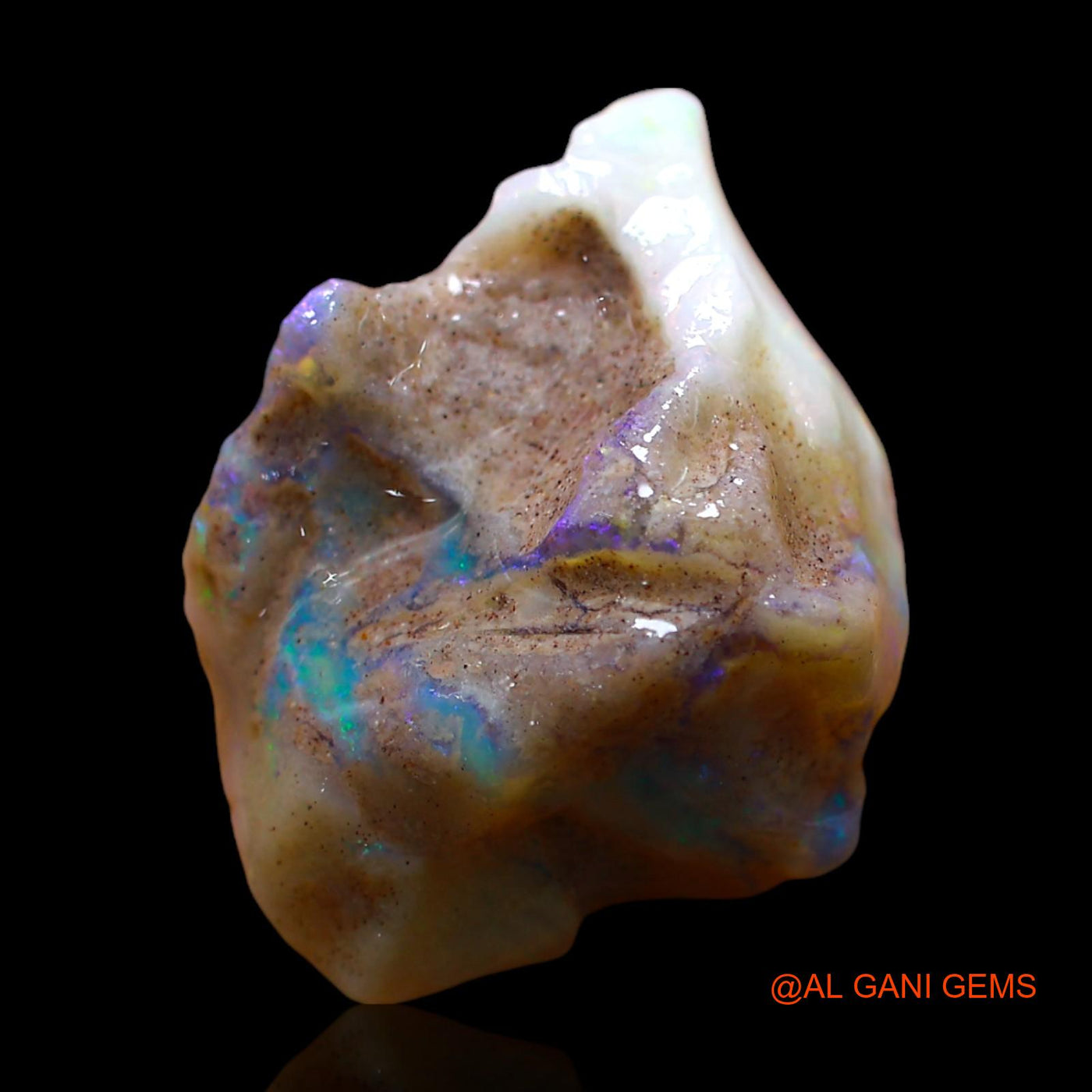 12.00 Cts Natural Australian Fire Opal Fancy Rough Loose Gemstone For Jewelry 18x16x10 mm RD-767