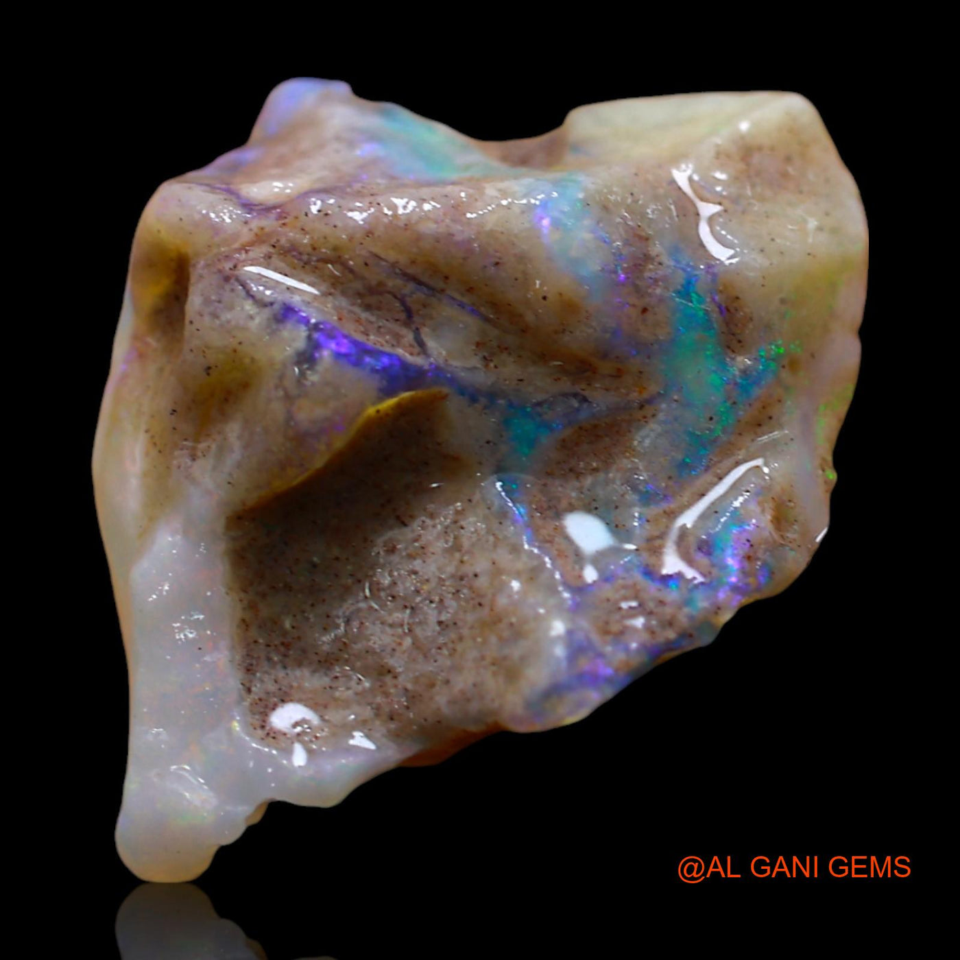 12.00 Cts Natural Australian Fire Opal Fancy Rough Loose Gemstone For Jewelry 18x16x10 mm RD-767