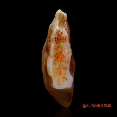 11.00 Cts Natural Australian Fire Opal Loose Gemstone Fancy Rough 19x18x7 mm RD-768