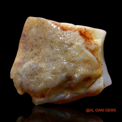 11.00 Cts Natural Australian Fire Opal Loose Gemstone Fancy Rough 19x18x7 mm RD-768