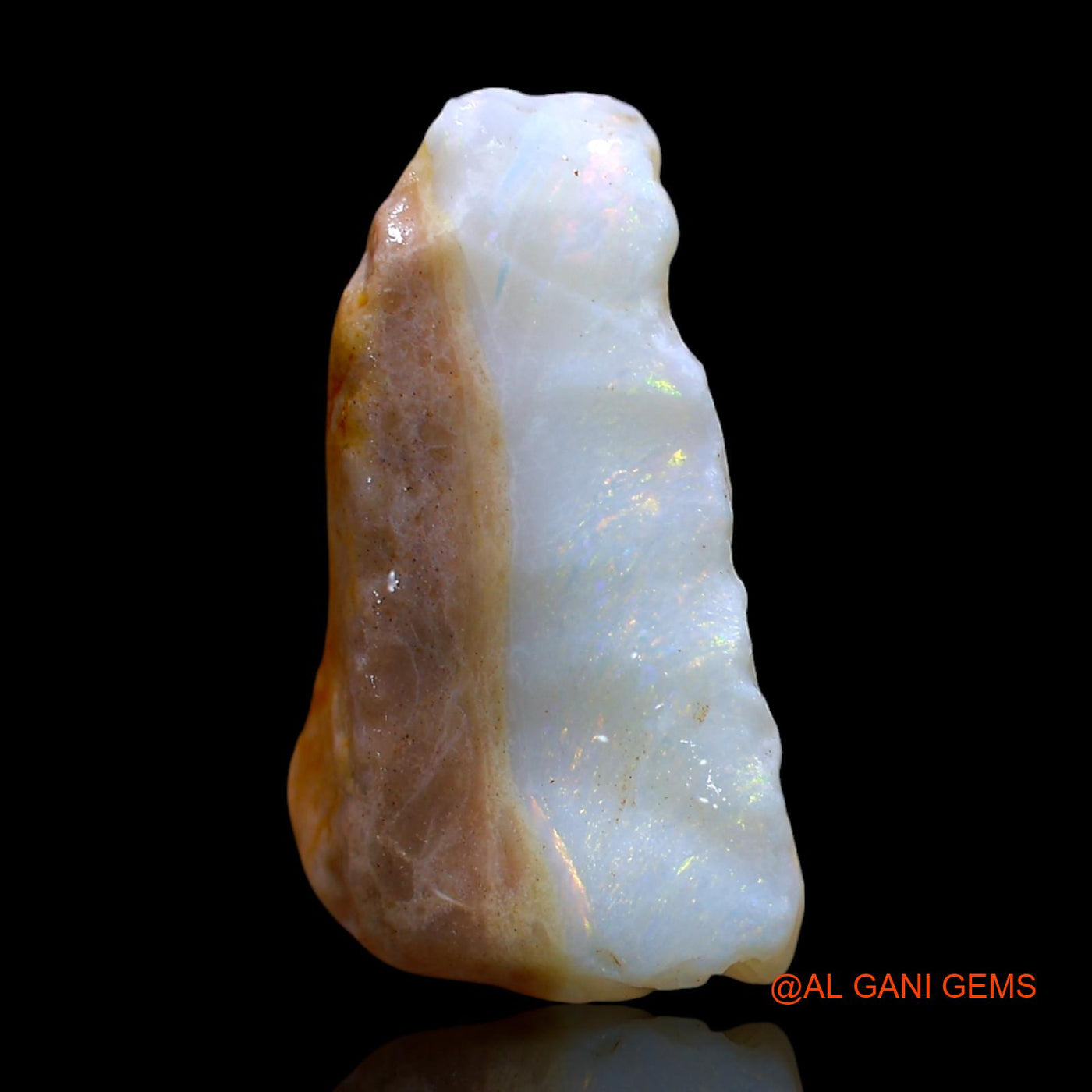 11.00 Cts Natural Australian Fire Opal Loose Gemstone Fancy Rough 21x12x2 mm RD-769