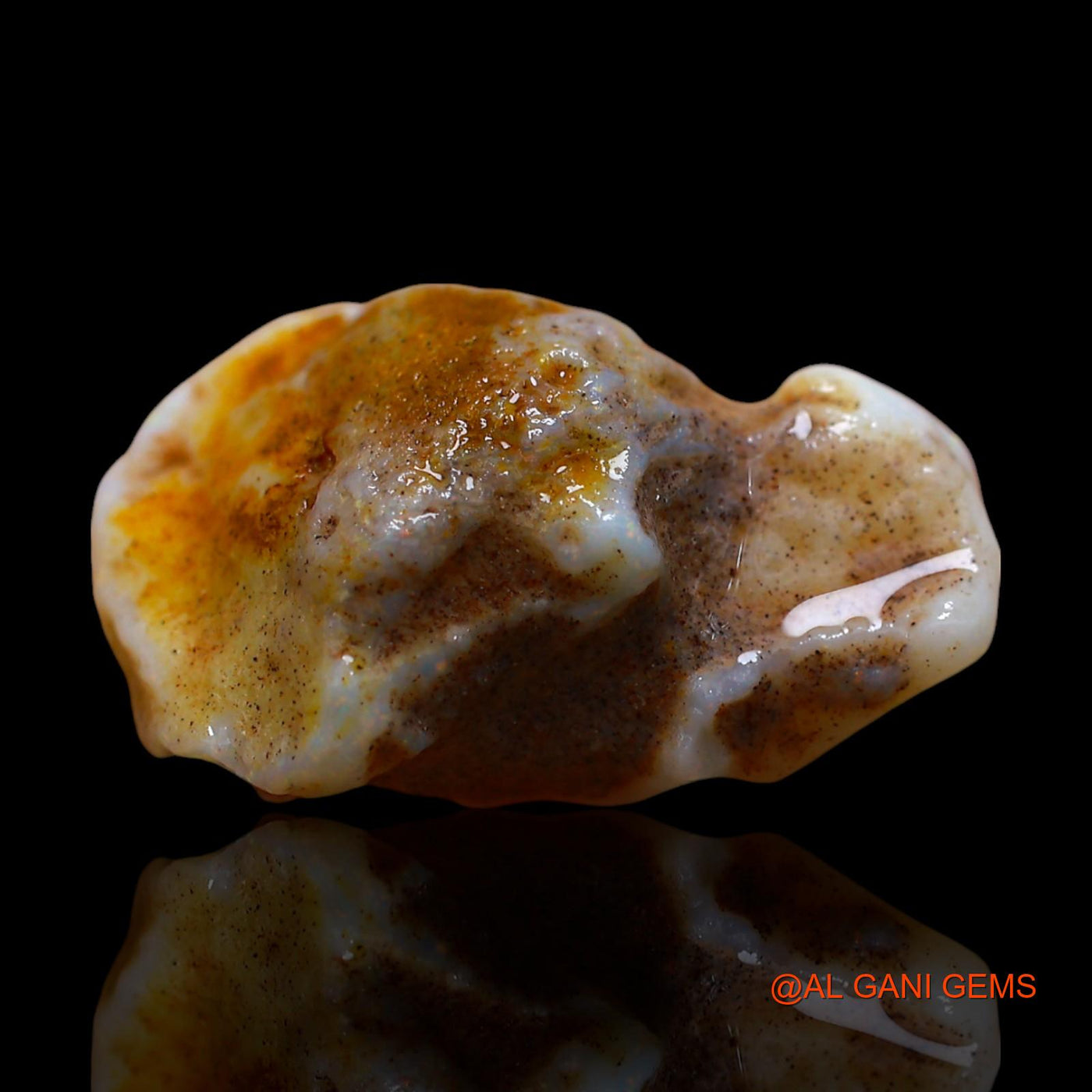 13.00 Cts Natural Australian Fire Opal Fancy Rough Loose Gemstone For Jewelry 23x14x10 mm RD-771