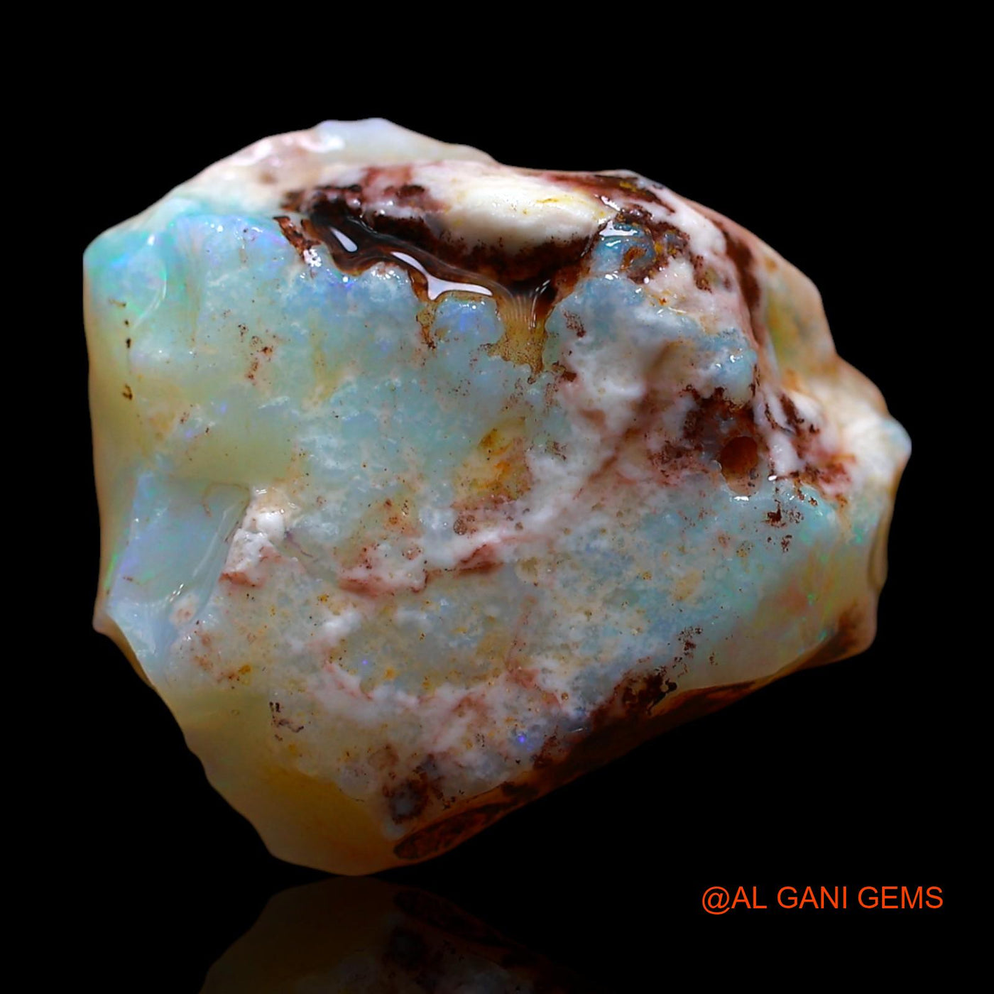 12.00 Cts Natural Australian Fire Opal Loose Gemstone Fancy Rough 19x16x8 mm RD-774