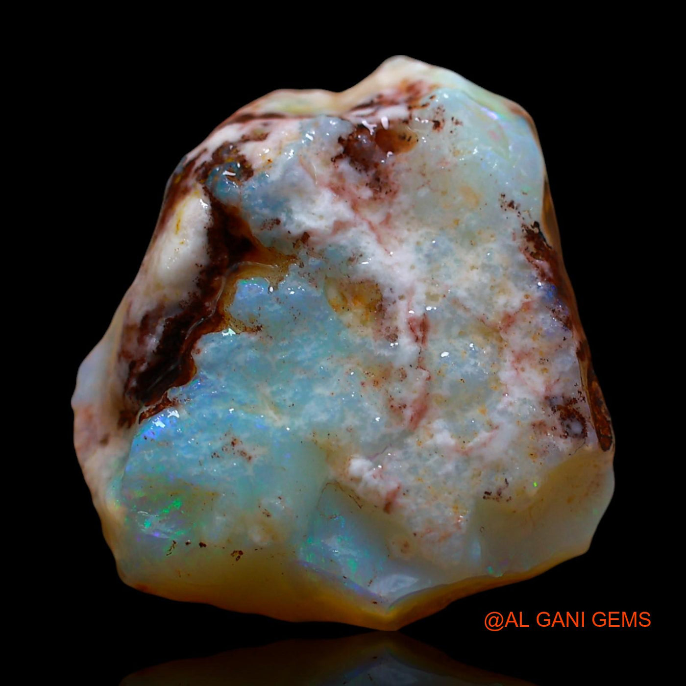 12.00 Cts Natural Australian Fire Opal Loose Gemstone Fancy Rough 19x16x8 mm RD-774