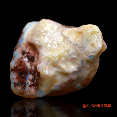 12.00 Cts Natural Australian Fire Opal Loose Gemstone Fancy Rough 19x16x8 mm RD-774