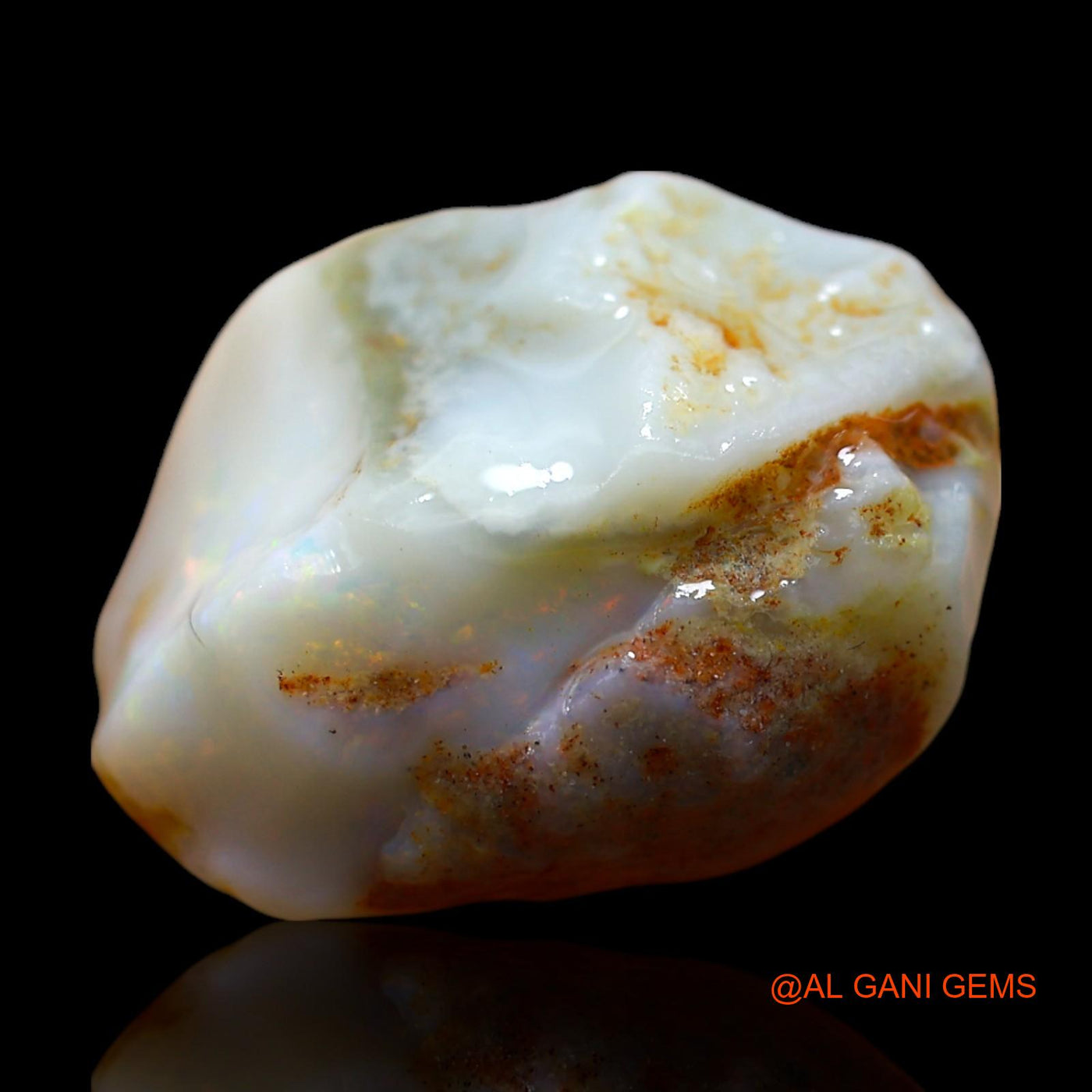 14.00 Cts Natural Australian Fire Opal Loose Gemstone Fancy Rough 19x15x11 mm RD-775