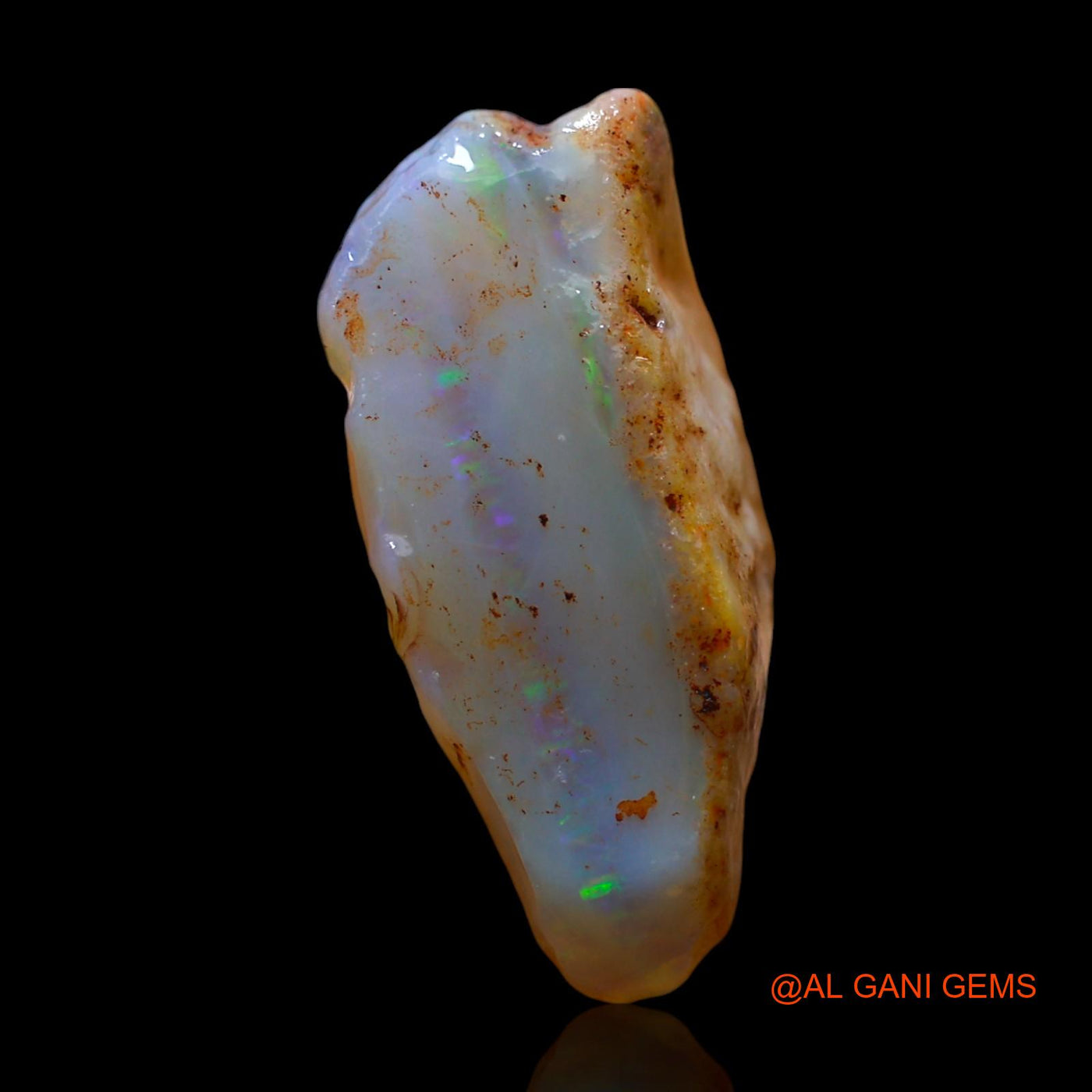 12.00 Cts Natural Australian Fire Opal Loose Gemstone Fancy Rough 23x8x10 mm RD-776
