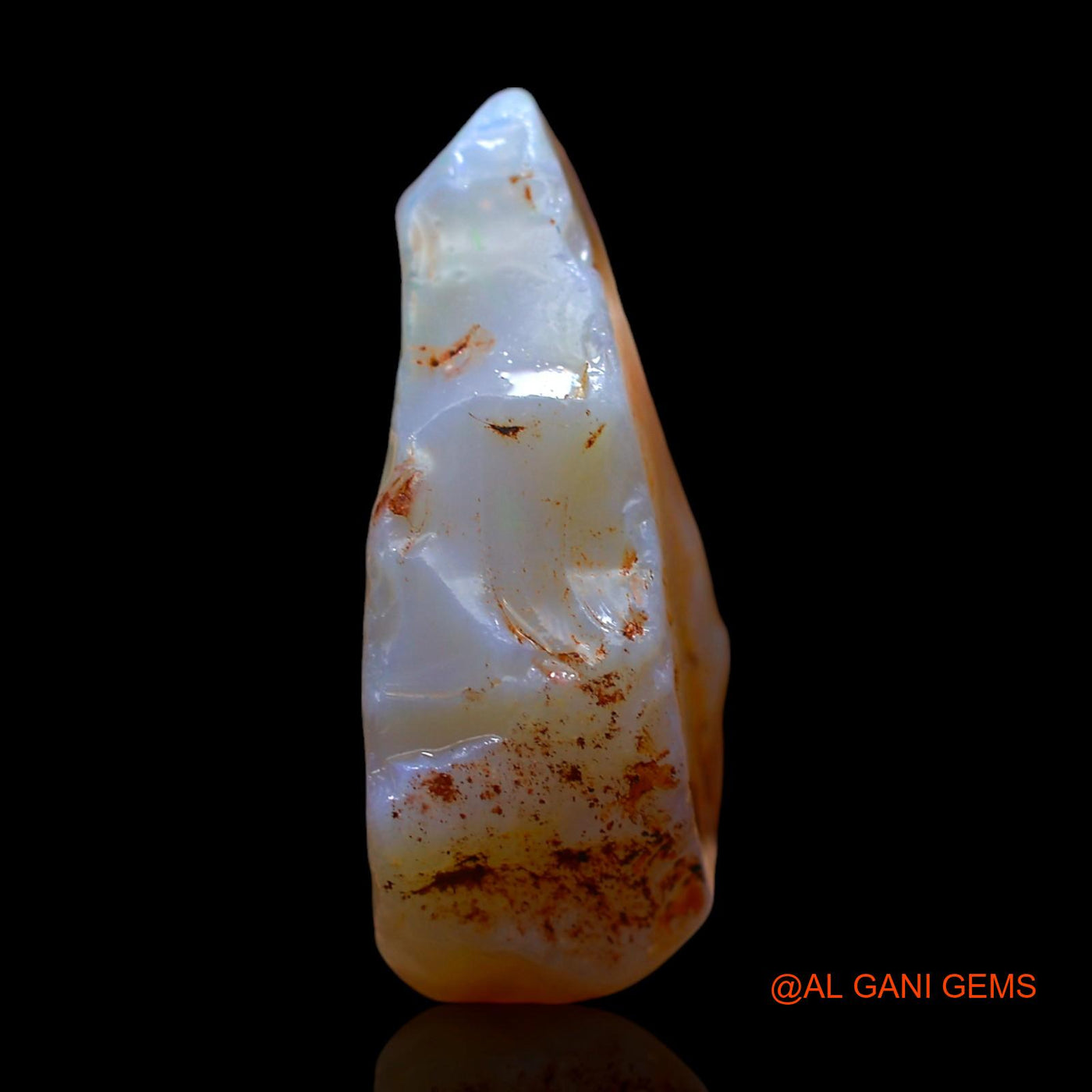 12.00 Cts Natural Australian Fire Opal Loose Gemstone Fancy Rough 23x8x10 mm RD-776