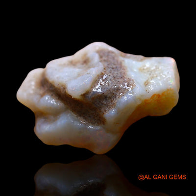 Natural Fire Opal Gemstone 11.00 Cts Loose Fancy Rough From Australia 20x14x10 mm RD-777