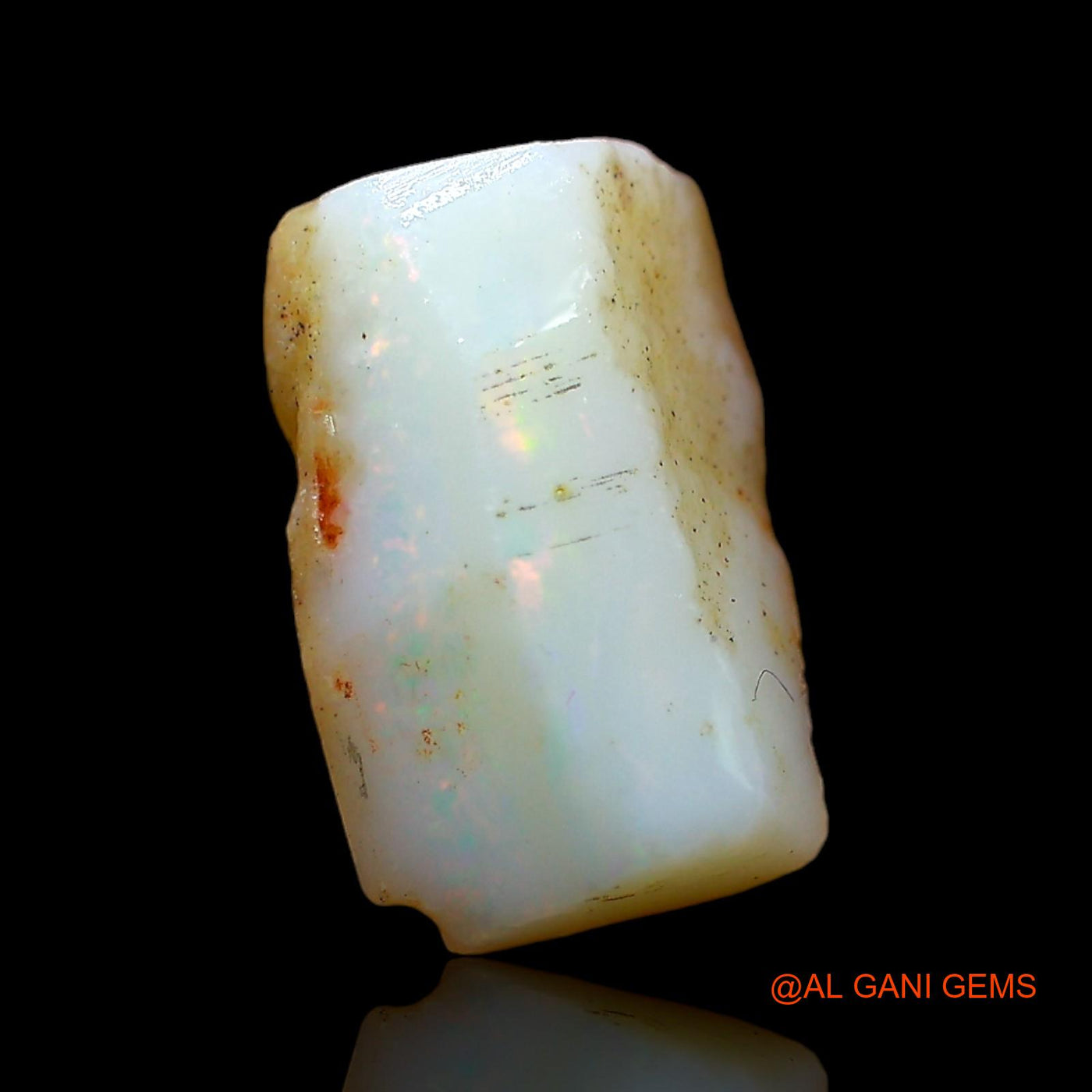 3.00 Cts Natural Australian Fire Opal Fancy Rough Loose Gemstone For Jewelry 12x8x5 mm RD-77