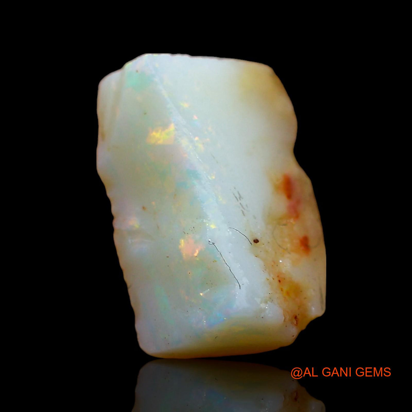 3.00 Cts Natural Australian Fire Opal Fancy Rough Loose Gemstone For Jewelry 12x8x5 mm RD-77