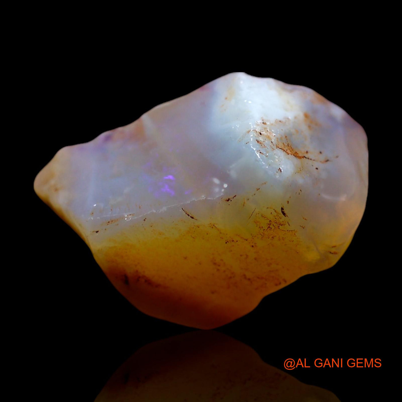 12.00 Cts Unheated Australian Fire Opal Loose Gemstone Fancy Rough Natural 20x11x10 mm RD-785