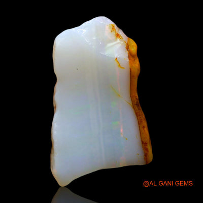 Natural Fire Opal Gemstone 7.00 Cts Loose Fancy Rough From Australia 18x12x6 mm RD-786