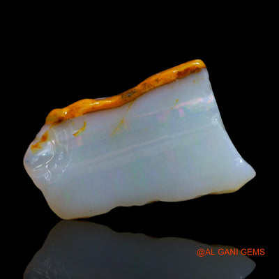 Natural Fire Opal Gemstone 7.00 Cts Loose Fancy Rough From Australia 18x12x6 mm RD-786