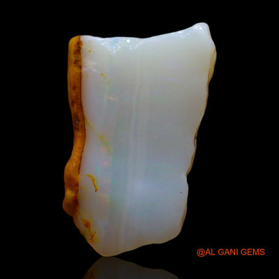 Natural Fire Opal Gemstone 7.00 Cts Loose Fancy Rough From Australia 18x12x6 mm RD-786