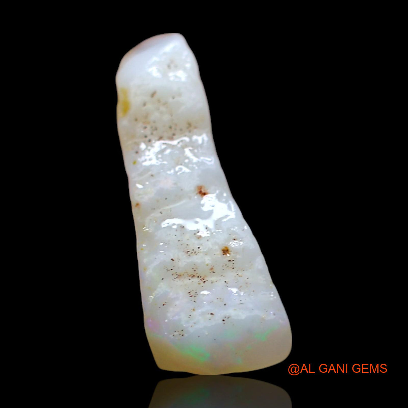 Natural Fire Opal Gemstone 7.00 Cts Loose Fancy Rough From Australia 18x12x6 mm RD-786