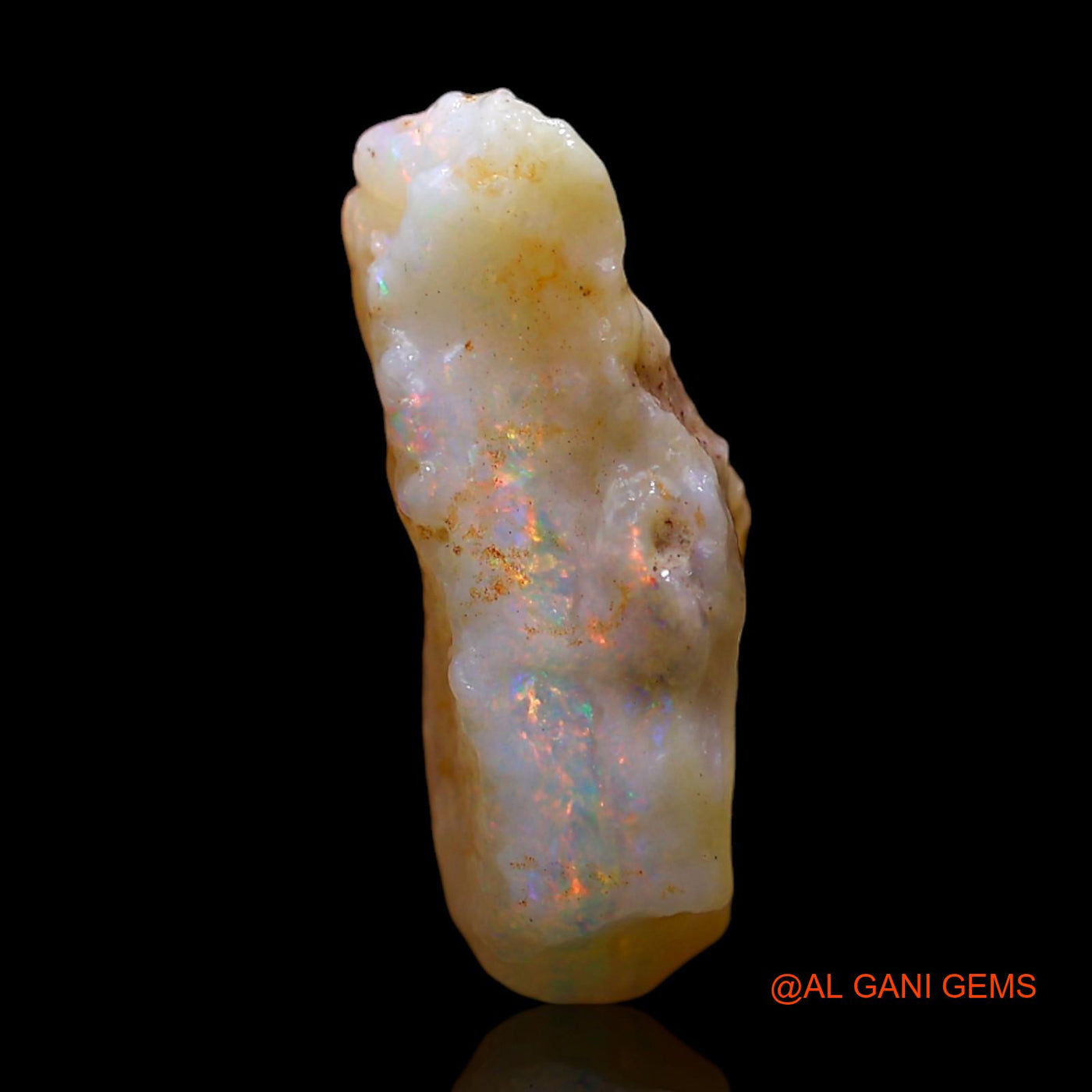 8.00 Cts Unheated Australian Fire Opal Loose Gemstone Fancy Rough Natural 17x16x6 mm RD-787