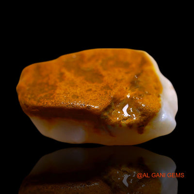 Natural Untreated Fire Opal Loose Gemstone Fancy Rough From Australia 10.00 Cts 18x13x7 mm RD-789