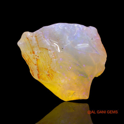 5.00 Cts Natural Australian Fire Opal Loose Gemstone Fancy Rough 14x9x9 mm RD-78