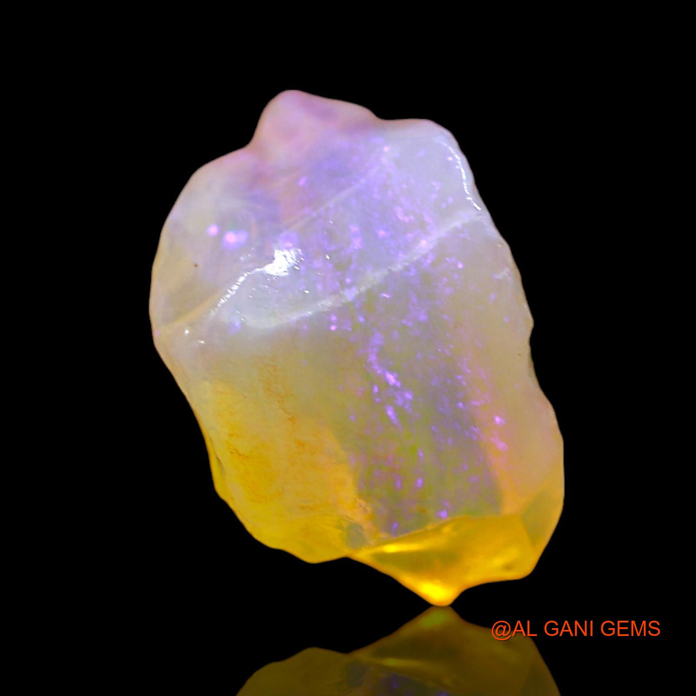 5.00 Cts Natural Australian Fire Opal Loose Gemstone Fancy Rough 14x9x9 mm RD-78