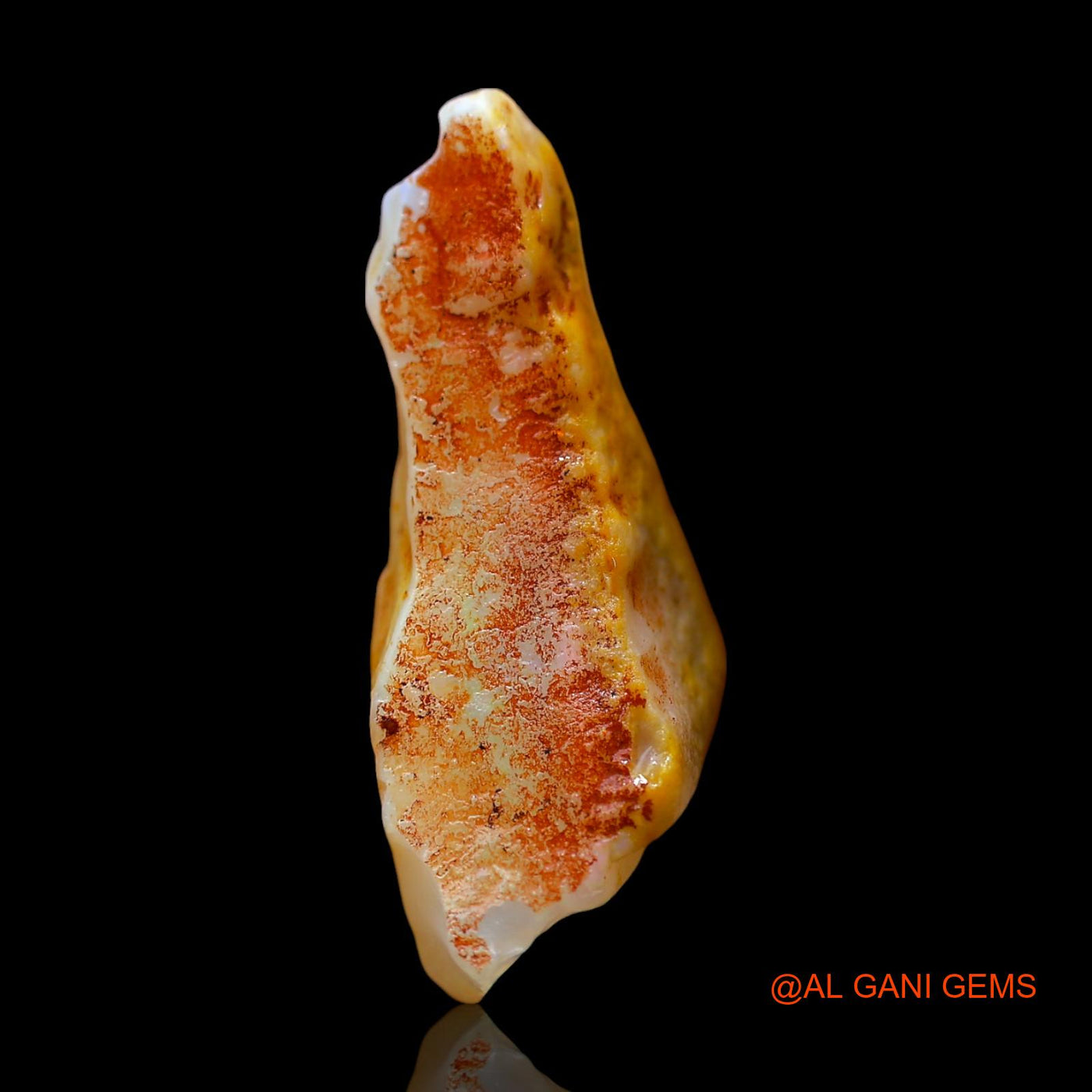 6.00 Cts Unheated Australian Fire Opal Loose Gemstone Fancy Rough Natural 23x8x8 mm RD-791