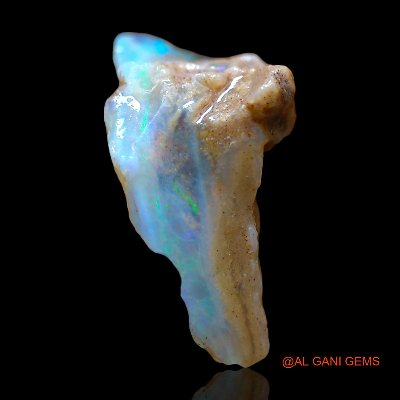 8.00 Cts Natural Australian Fire Opal Loose Gemstone Fancy Rough 20x14x9 mm RD-792