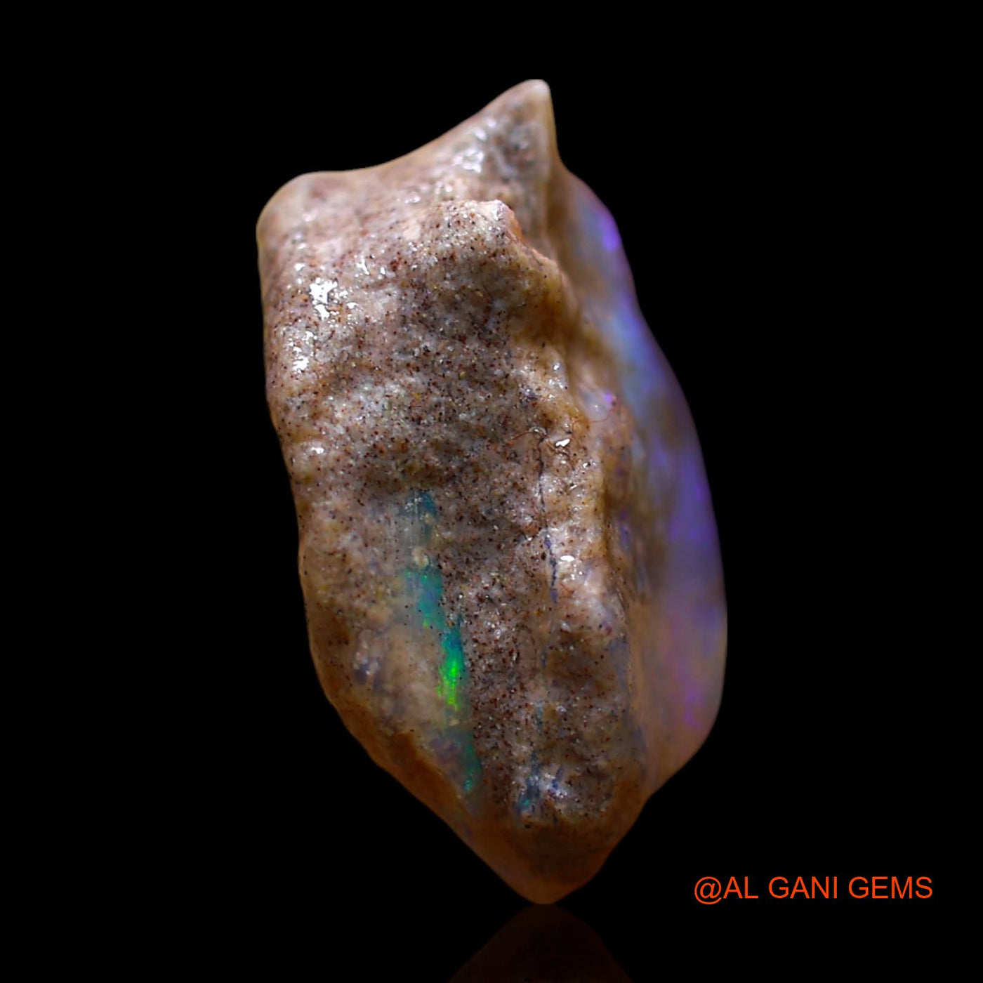 Natural Fire Opal Gemstone 8.00 Cts Loose Fancy Rough From Australia 18x15x6 mm RD-793