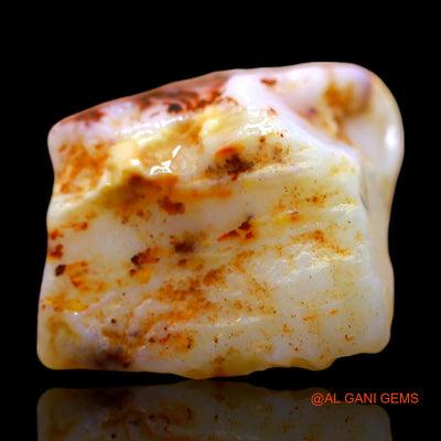13.00 Cts Natural Australian Fire Opal Loose Gemstone Fancy Rough 19x15x9 mm RD-794