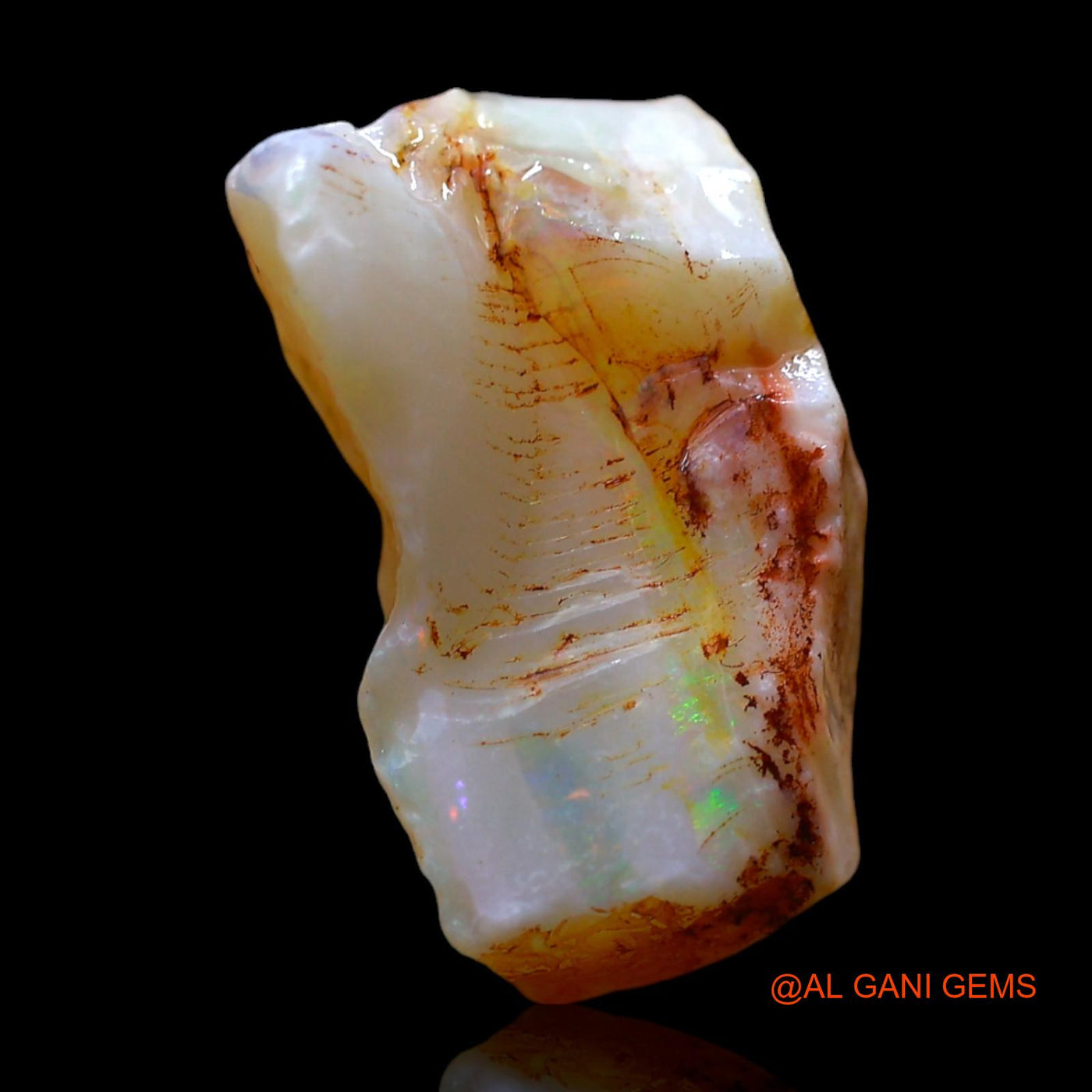 10.00 Cts Natural Australian Fire Opal Loose Gemstone Fancy Rough 17x11x10 mm RD-795