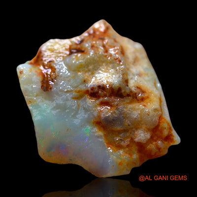 Natural Untreated Fire Opal Loose Gemstone Fancy Rough From Australia 6.00 Cts 17x14x4 mm RD-796