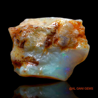 Natural Untreated Fire Opal Loose Gemstone Fancy Rough From Australia 6.00 Cts 17x14x4 mm RD-796