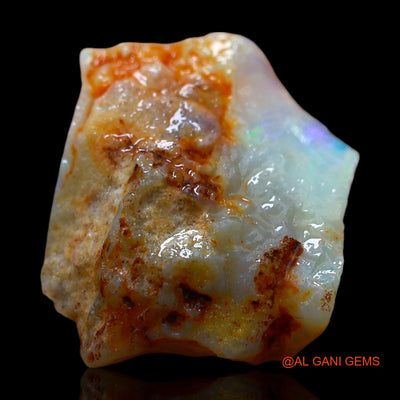 Natural Untreated Fire Opal Loose Gemstone Fancy Rough From Australia 6.00 Cts 17x14x4 mm RD-796