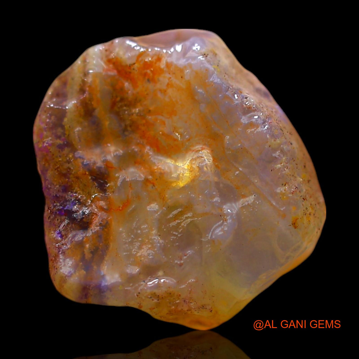 10.00 Cts Natural Australian Fire Opal Loose Gemstone Fancy Rough 17x12x11 mm RD-797