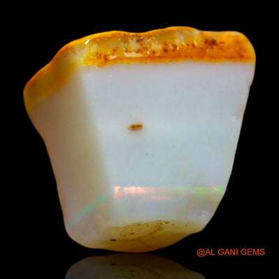 12.00 Cts Natural Australian Fire Opal Loose Gemstone Fancy Rough 13x13x10 mm RD-798