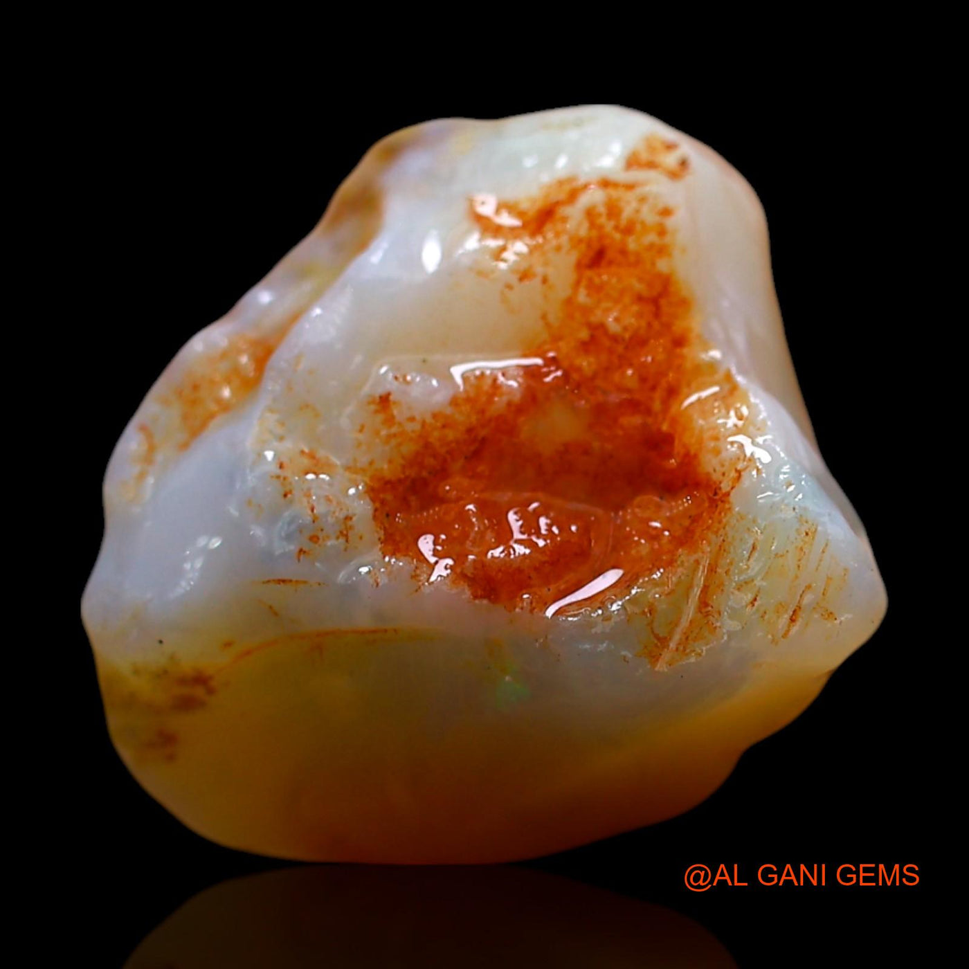 10.00 Cts Natural Australian Fire Opal Loose Gemstone Fancy Rough 16x14x9 mm RD-799