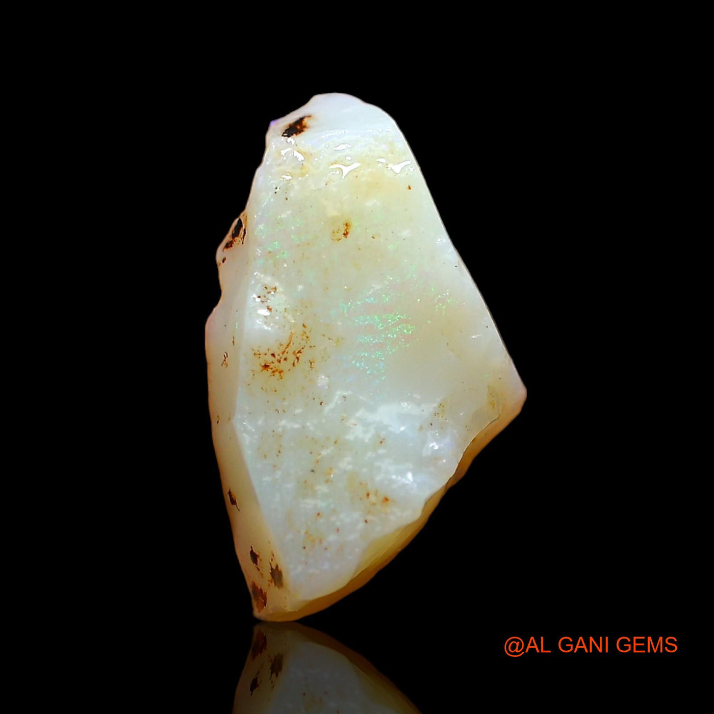 Natural Untreated Fire Opal Loose Gemstone Fancy Rough From Australia 4.00 Cts 15x8x6 mm RD-79