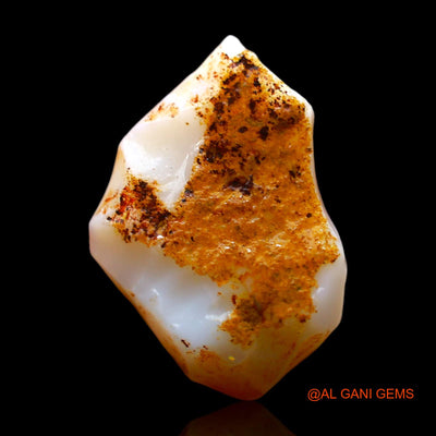 Natural Fire Opal Gemstone 7.00 Cts Loose Fancy Rough From Australia 18x12x5 mm RD-800