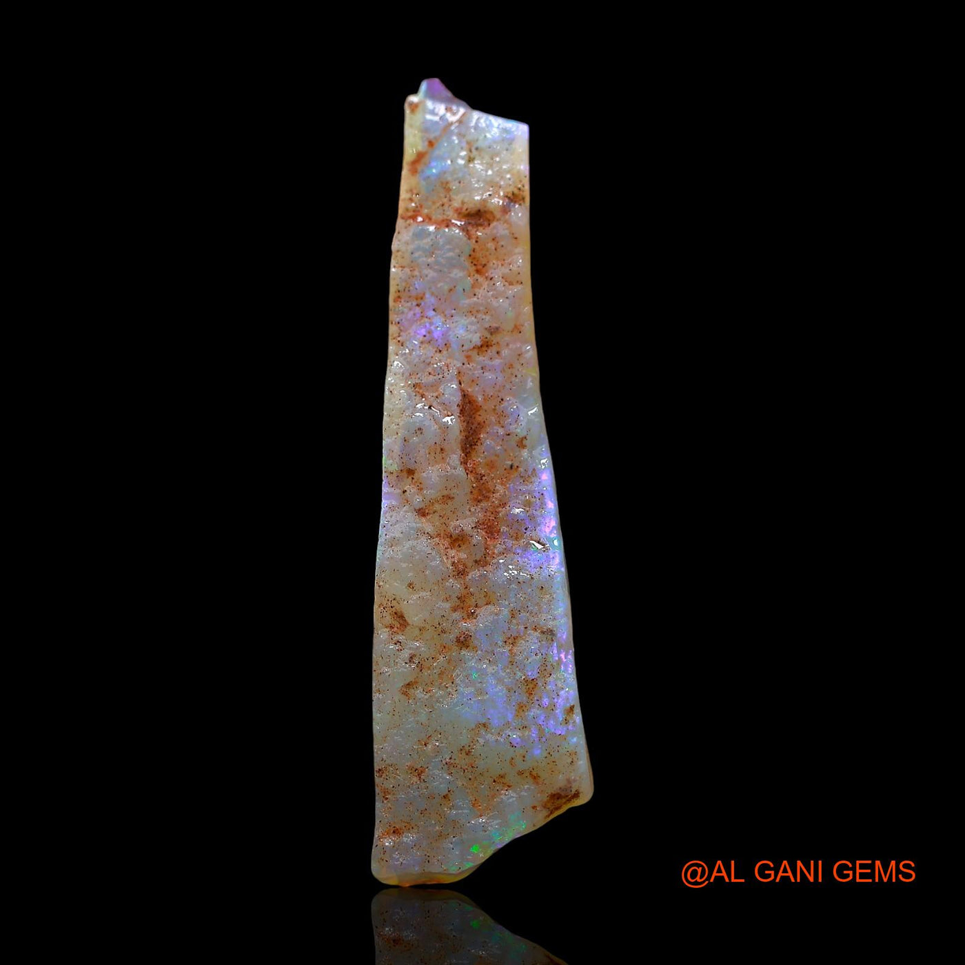 7.00 Cts Unheated Australian Fire Opal Loose Gemstone Fancy Rough Natural 37x10x3 mm RD-801