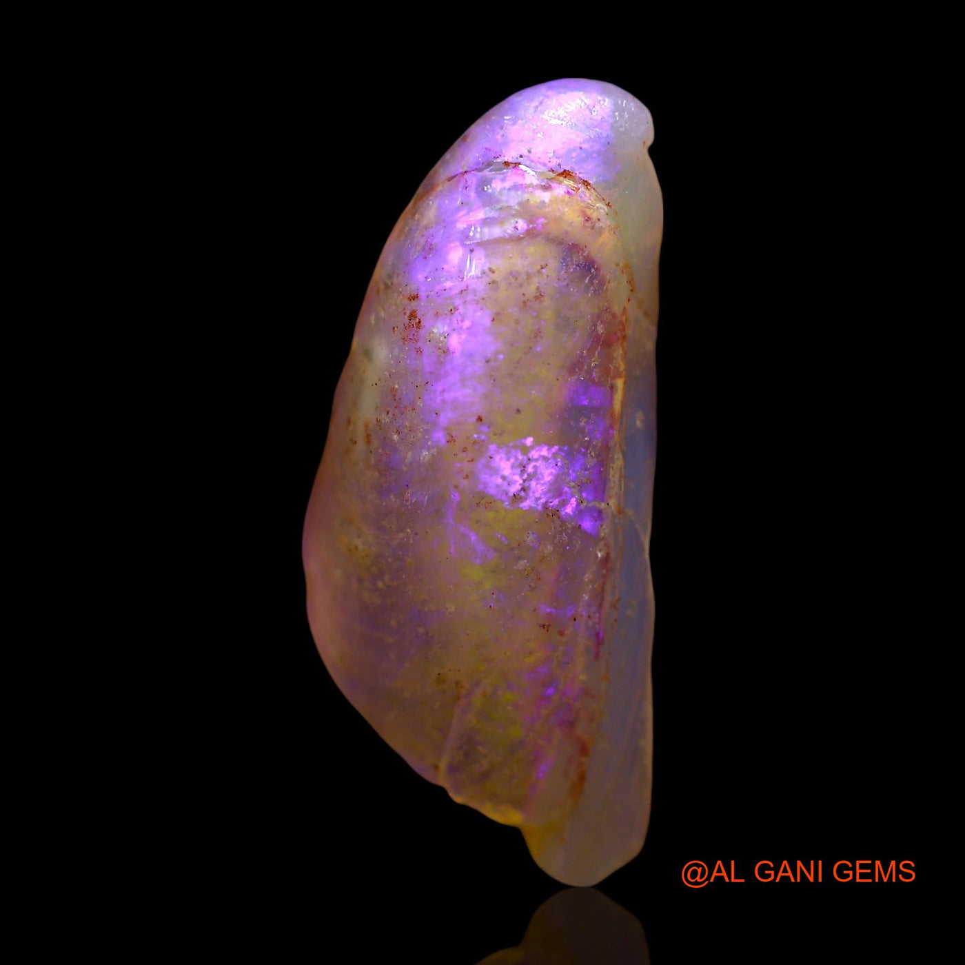 16.00 Cts Unheated Australian Fire Opal Loose Gemstone Fancy Rough Natural 26x13x12 mm RD-807