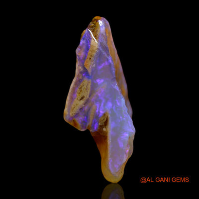 Natural Untreated Fire Opal Loose Gemstone Fancy Rough From Australia 13.00 Cts 21x18x8 mm RD-809