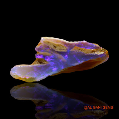 Natural Untreated Fire Opal Loose Gemstone Fancy Rough From Australia 13.00 Cts 21x18x8 mm RD-809
