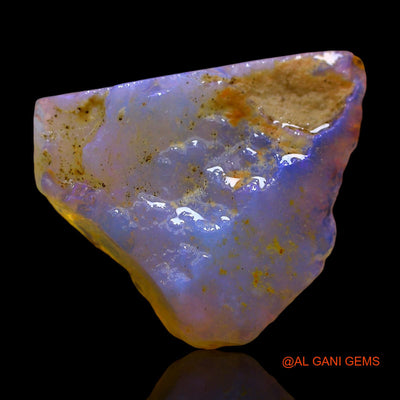 Natural Untreated Fire Opal Loose Gemstone Fancy Rough From Australia 13.00 Cts 21x18x8 mm RD-809
