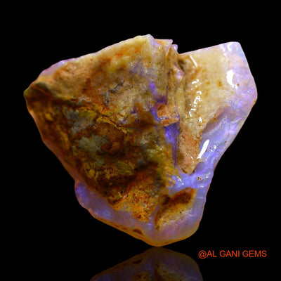 Natural Untreated Fire Opal Loose Gemstone Fancy Rough From Australia 13.00 Cts 21x18x8 mm RD-809