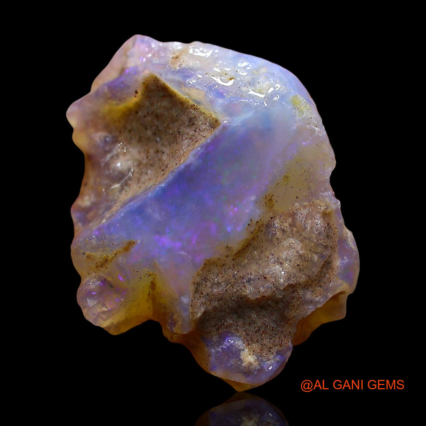 14.00 Cts Natural Australian Fire Opal Loose Gemstone Fancy Rough 23x16x9 mm RD-814