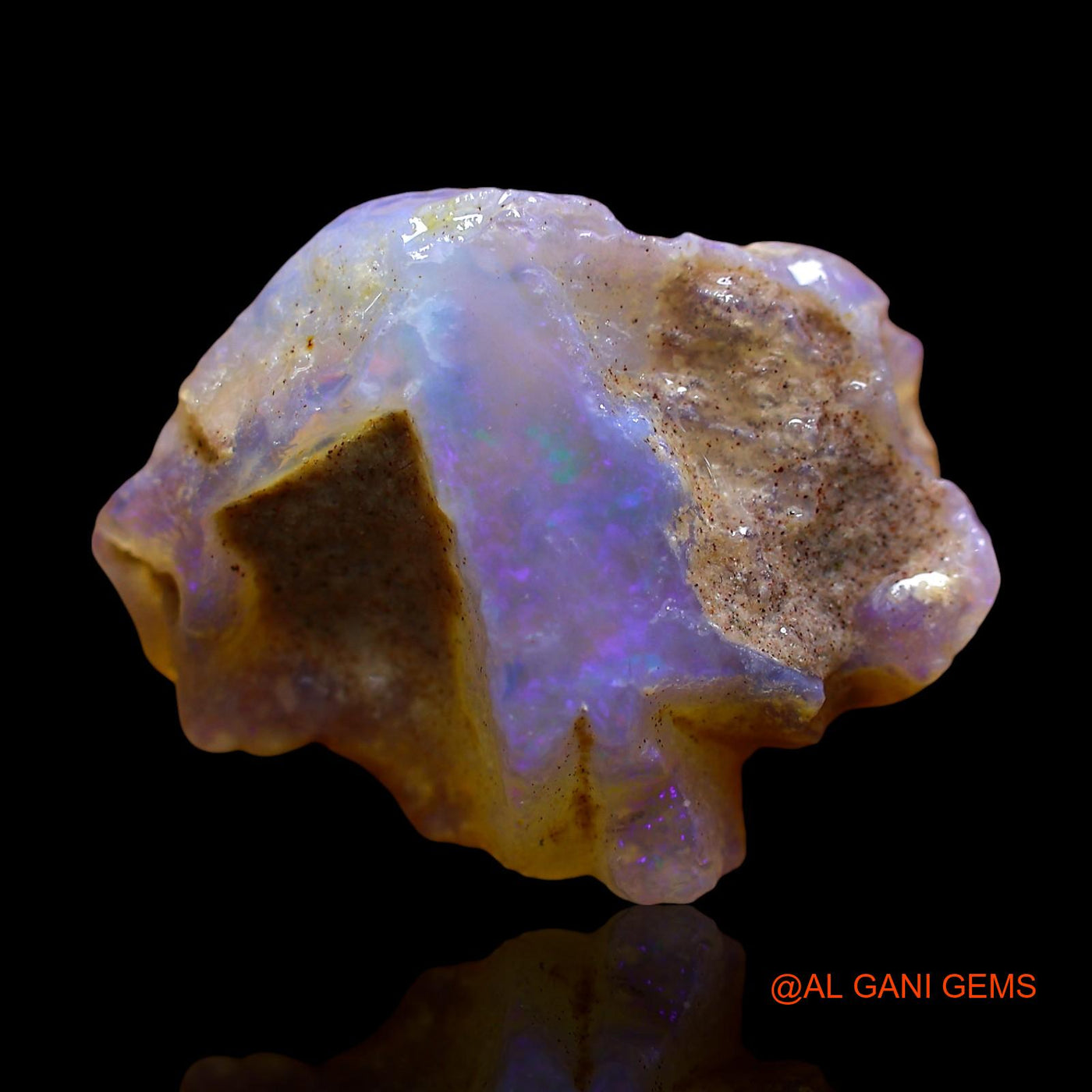 14.00 Cts Natural Australian Fire Opal Loose Gemstone Fancy Rough 23x16x9 mm RD-814
