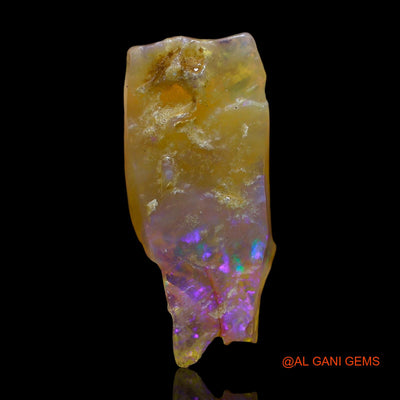 Natural Untreated Fire Opal Loose Gemstone Fancy Rough From Australia 8.00 Cts 24x11x5 mm RD-818