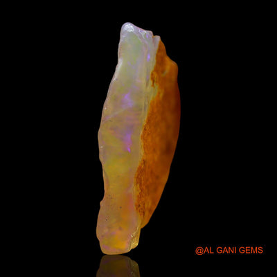 Natural Untreated Fire Opal Loose Gemstone Fancy Rough From Australia 8.00 Cts 22x16x4 mm RD-823