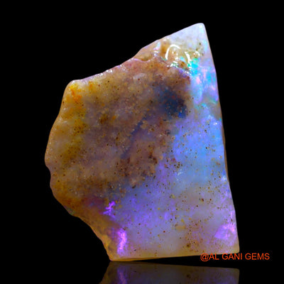 Natural Untreated Fire Opal Loose Gemstone Fancy Rough From Australia 6.00 Cts 18x14x4 mm RD-829