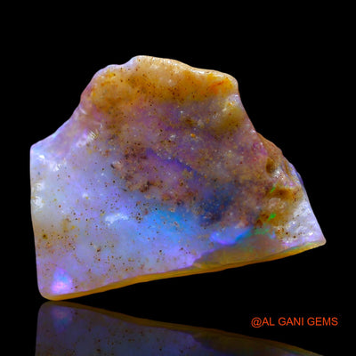 Natural Untreated Fire Opal Loose Gemstone Fancy Rough From Australia 6.00 Cts 18x14x4 mm RD-829